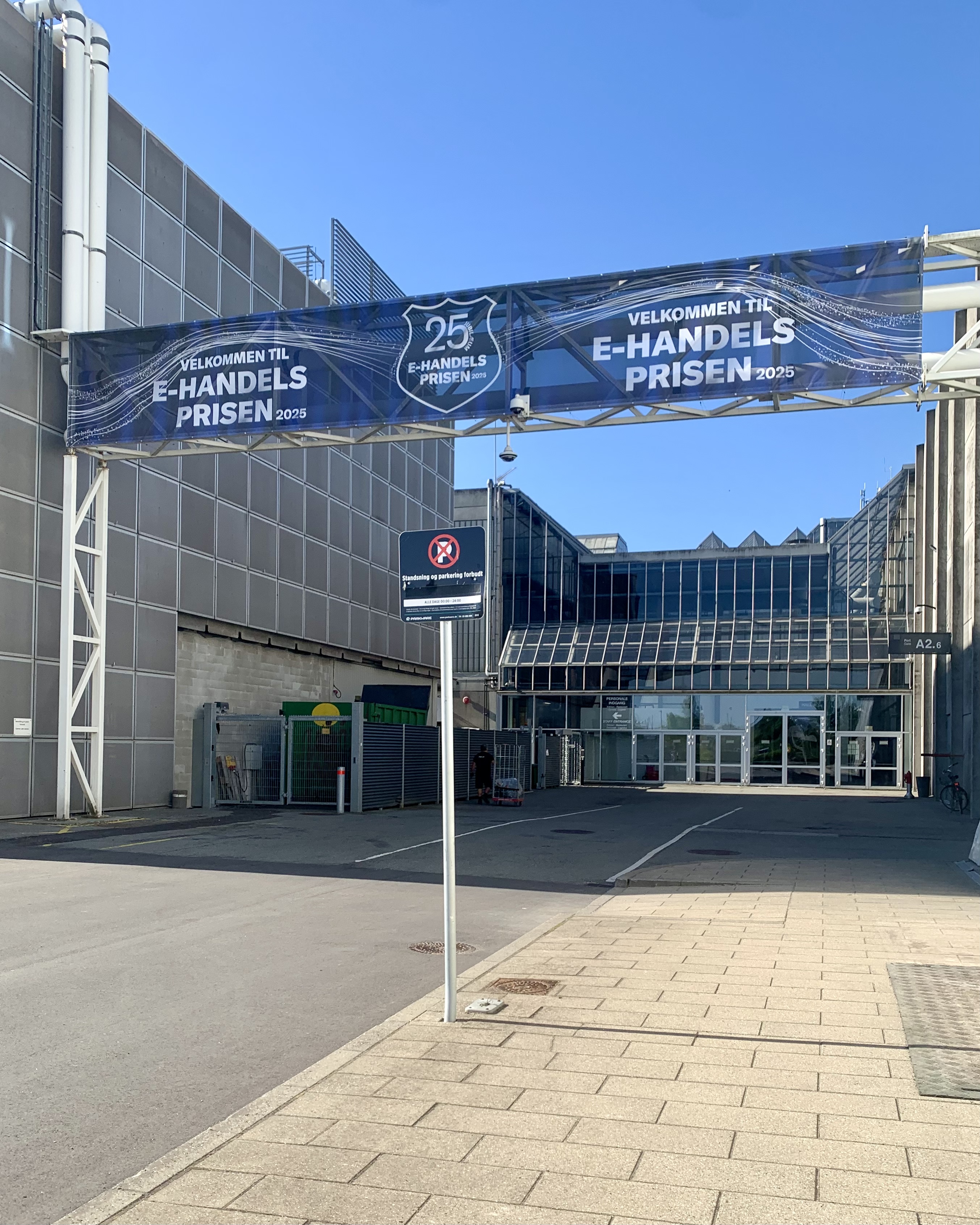 Entrance banner for the E-commerce Award 2025